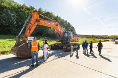 Ces engins de travaux publics sont essentiels à la réception des terres Ces engins de travaux publics sont essentiels à la réception des terres