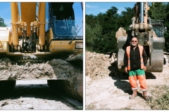 Conducteur de pelle " Creuser, faire des talus, voici 26 ans que je contribue à la modélisation du paysage" Conducteur de pelle " Creuser, faire des talus, voici 26 ans que je contribue à la modélisation du paysage"