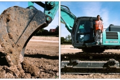 Conducteur de pelle " Récemment arrivé, je conduis ma pelle en ayant un œil vif sur mon environnement de travail" Conducteur de pelle " Récemment arrivé, je conduis ma pelle en ayant un œil vif sur mon environnement de travail"